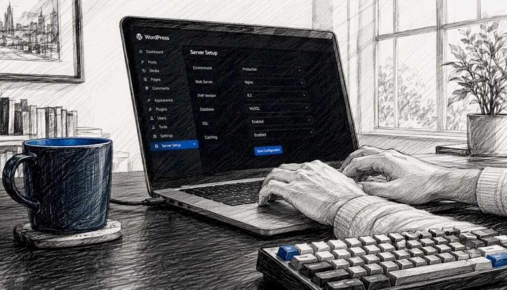 Project management dashboards configured in WordPress